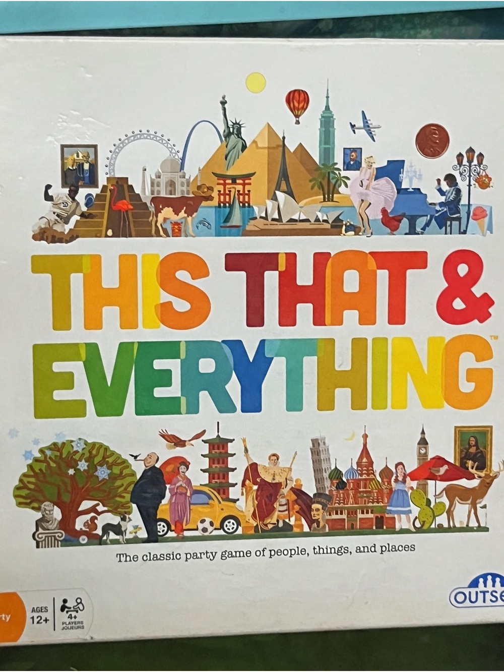 Outset This That & Everything Party Game 4+ Players Ages 12+ Sandtimer 2019